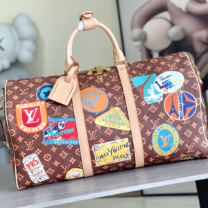 lv0504 Louis Vuitton M15042 Keepall Bandouliere Travel Bag
