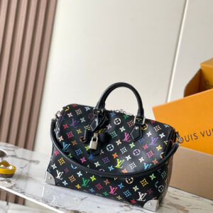 lv0532 Louis Vuitton Speedy Sof Top Handle Bag with Dynamic Code