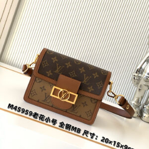 lv0596 Louis Vuitton Top Handle Bag Mini with Dynamic Code