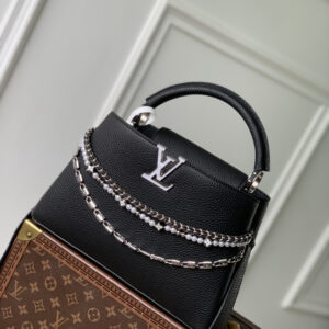 lv0620 Louis Vuitton M12345 Capucin Top Handle Bag Medium Mini with Dynamic Code