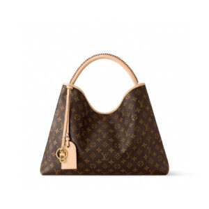 lv0672 Louis Vuitton M25877 Sac Again Tote Bag Large with Dynamic Code