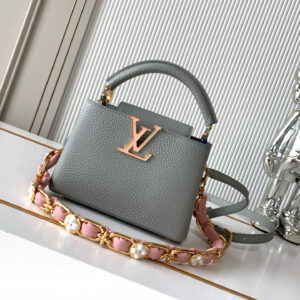 lv0702 Louis Vuitton Top Handle Bag Small with Dynamic Code