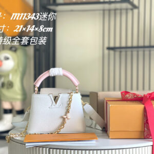 lv0706 Louis Vuitton Top Handle Bag Mini with Dynamic Code