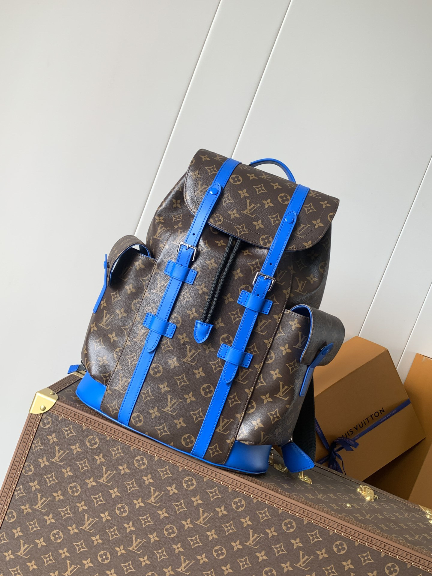 lv0724 Louis Vuitton M46813 Backpack Large with Dynamic Code