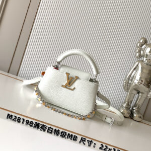 lv0835 Louis Vuitton Top Handle Bag Mini with Dynamic Code
