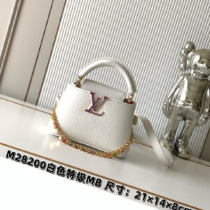 lv0836 Louis Vuitton Top Handle Bag Mini with Dynamic Code