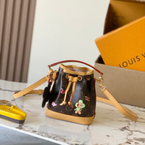 lv0848 Louis Vuitton Nano Noe Bucket Bag Mini with Dynamic Code