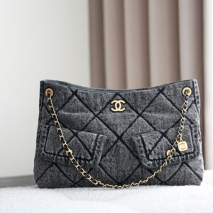 bag0201 Chanel Hobo Black