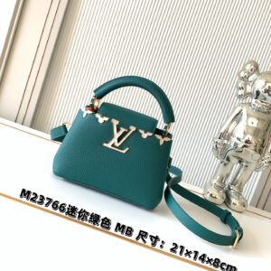lv0947 Louis Vuitton Top Handle Bag Mini with Dynamic Code