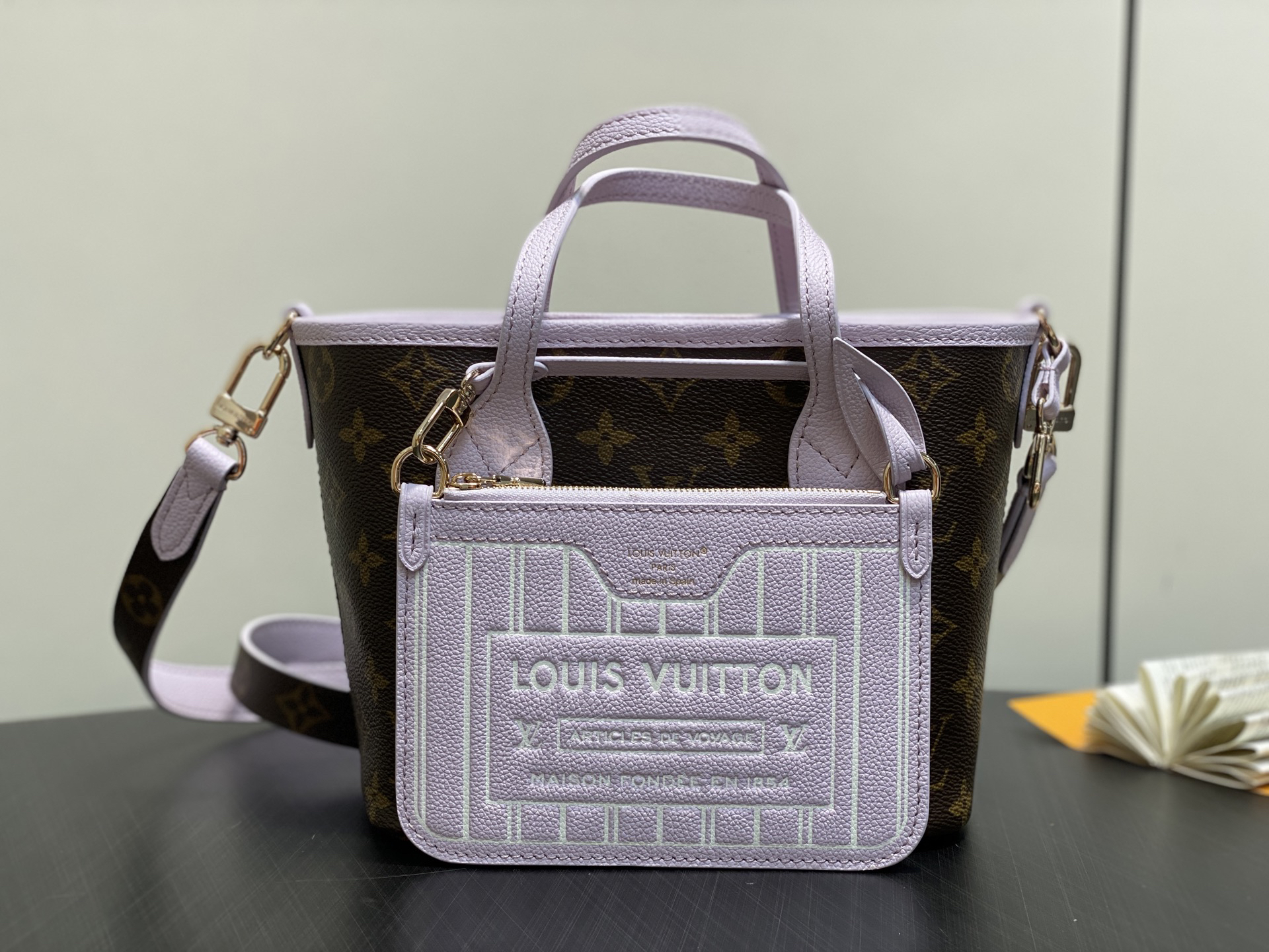 lv1084 Louis Vuitton M25656 Neve Tote Bag Small