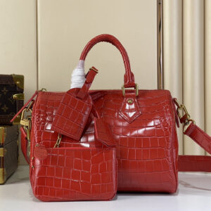 lv1103 Louis Vuitton M13912 M24437 Speedy Bandouliere25 Top Handle Bag with Dynamic Code
