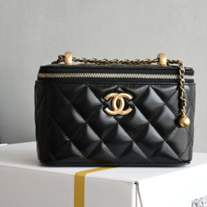 bag0223 Chanel Vanity Gold Hardware