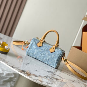 lv1145 Louis Vuitton Speedy NA Top Handle Bag Mini with Dynamic Code
