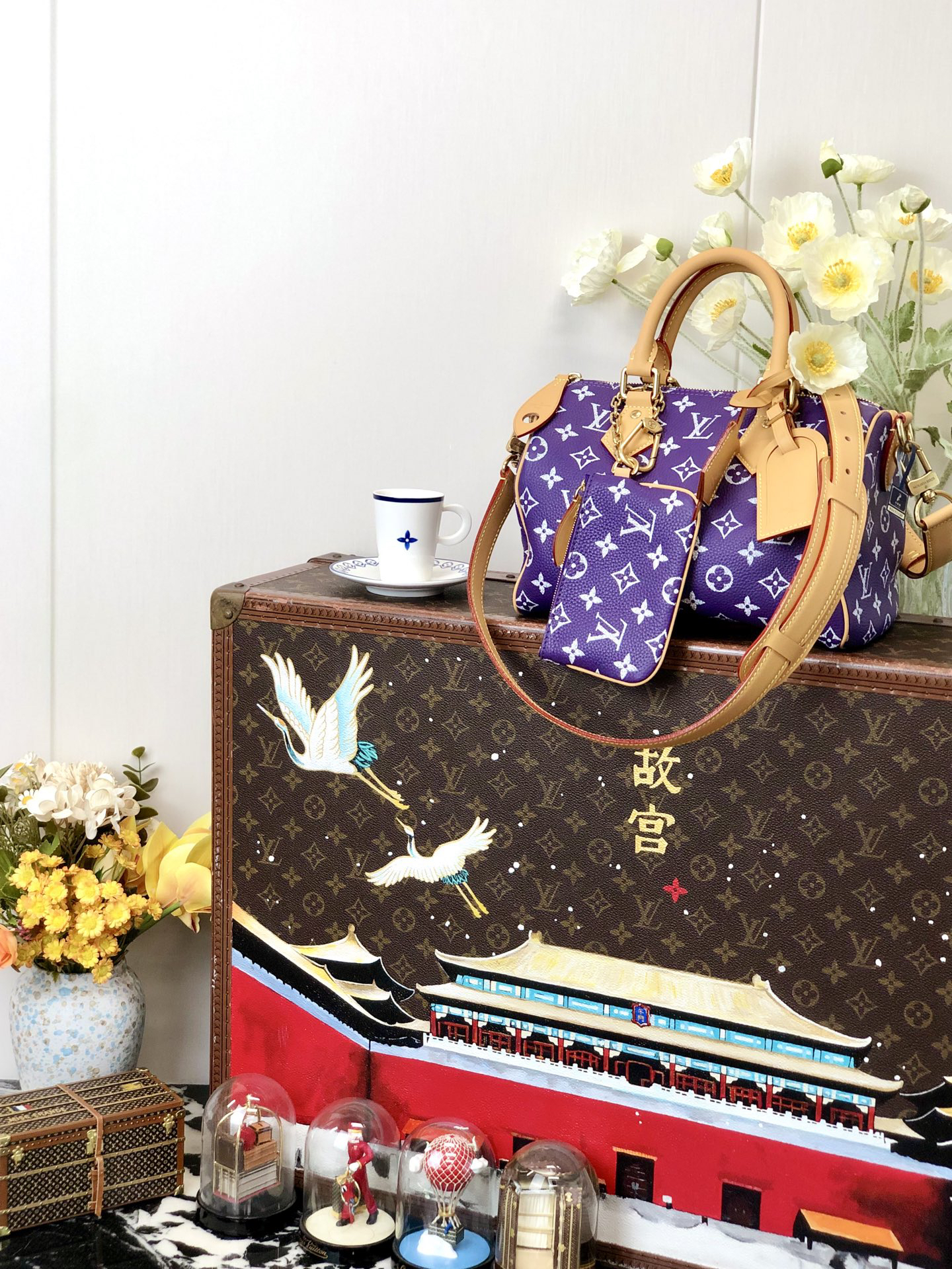 lv1185 Louis Vuitton M11562 Top Handle Bag with Dynamic Code