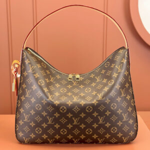 lv1217 Louis Vuitton M12098 SLOUCHY Top Handle Bag with Dynamic Code