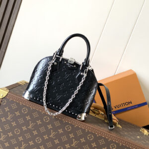 lv1314 Louis Vuitton M27812 Alma Top Handle Bag Small with Dynamic Code