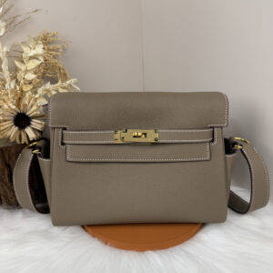 hm0039 Hermes Bag Etoupe Gray Gray Gold Hardware