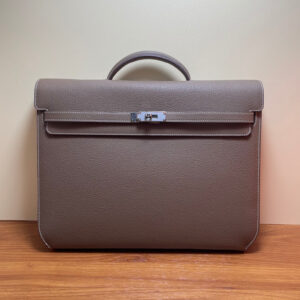 hm0047 Hermes Bag Etoupe Gray Gray Silver Hardware