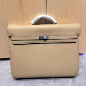 hm0057 Hermes Bag Milk Tea Milk Tea Silver Hardware