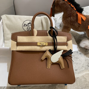 hm0098 Hermes Bag Gold Brown Gold Brown Brown Gold Hardware
