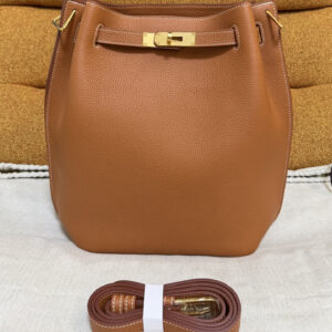 hm0100 Hermes Bag Gold Brown Gold Brown Brown Gold Hardware