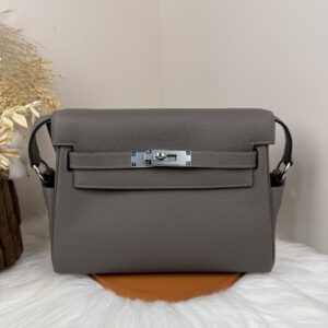 hm0111 Hermes Bag Etain Gray Gray Silver Hardware