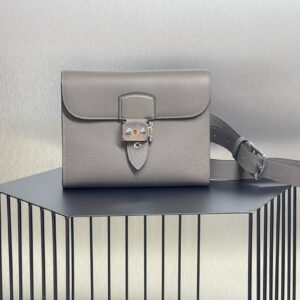 hm0112 Hermes Bag Etain Gray Gray Silver Hardware