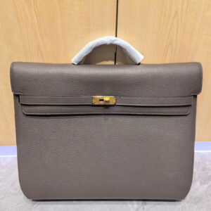 hm0114 Hermes Bag Etain Gray Gray Silver Hardware
