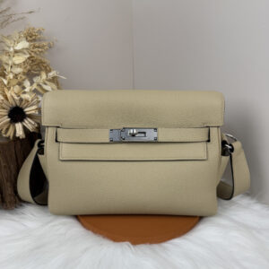 hm0117 Hermes Bag Trench Gray Gray Silver Hardware