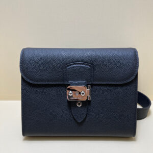hm0132 Hermes Bag Black Silver Hardware