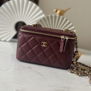 bag0262 Chanel Bag Large Red Gold Hardware
