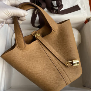 hm0156 Hermes Picotin Bucket Bag Gold Hardware