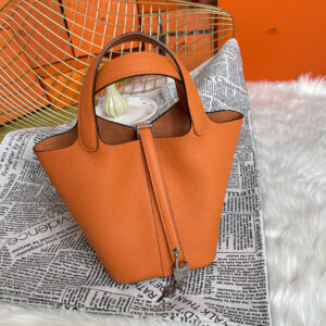 hm0169 Hermes Picotin Bucket Bag Orange