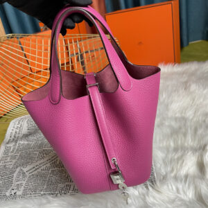 hm0188 Hermes Picotin Bucket Bag Purple