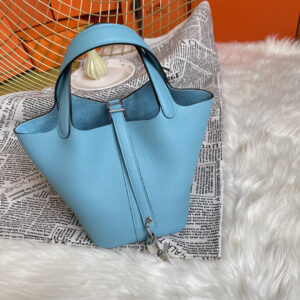 hm0199 Hermes Picotin Bucket Bag Blue