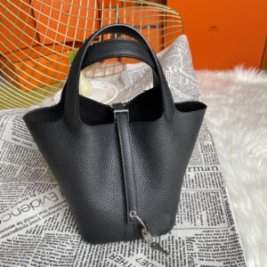 hm0211 Hermes Picotin Bucket Bag Black