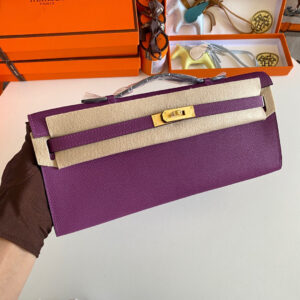 hm0220 Hermes Kelly Cut Clutch Bag