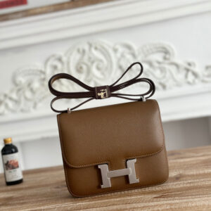 hm0345 Hermes Constance Shoulder Bag Silver Hardware