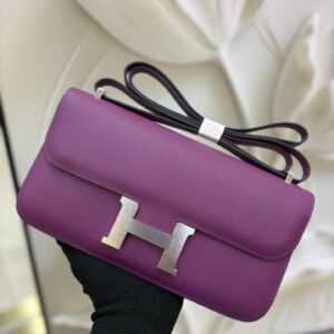 hm0347 Hermes Constance Shoulder Bag Silver Hardware