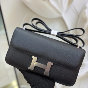 hm0349 Hermes Constance Shoulder Bag Silver Hardware