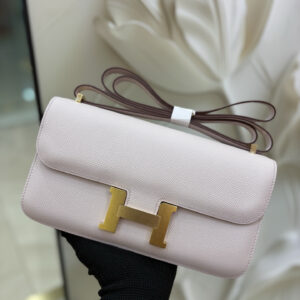 hm0351 Hermes Constance Shoulder Bag Silver Hardware