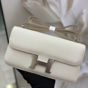 hm0354 Hermes Constance Shoulder Bag Silver Hardware