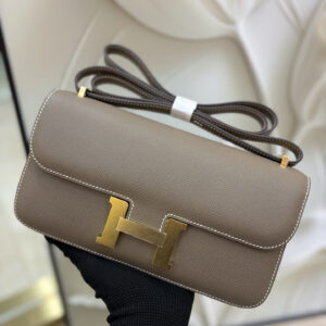 hm0355 Hermes Constance Shoulder Bag Silver Hardware