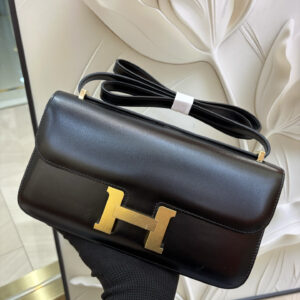 hm0356 Hermes Constance Shoulder Bag Silver Hardware