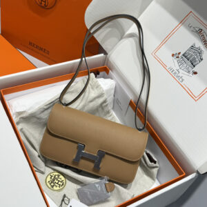 hm0358 Hermes Constance Shoulder Bag Silver Hardware