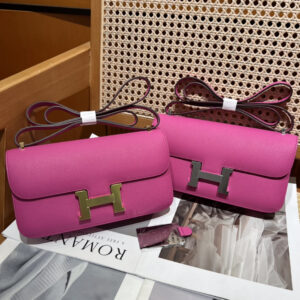 hm0379 Hermes Constance Shoulder Bag Pink