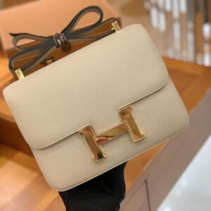 hm0406 Hermes Constance Shoulder Bag Trench Gray Gray Gold Hardware