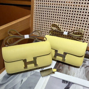 hm0408 Hermes Constance Shoulder Bag Yellow