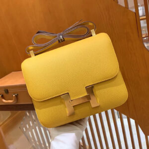 hm0409 Hermes Constance Shoulder Bag Yellow Gold Hardware