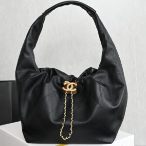 bag0290 Chanel Hobo Small Gold Hardware